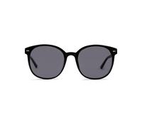 Kapten & Son Sonnenbrille Nairobi All Black | Sonnenbrille Damen & Herren Schwarz mit Sonnen- und UV-Schutz | Stylische, runde Gläserform | Unisex Sunglasses