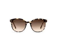 Kapten & Son Sonnenbrille Nairobi Crystal Tortoise Brown | Sonnenbrille Damen & Herren Braun mit Sonnen- und UV-Schutz | Stylische, runde Gläserform | Unisex Sunglasses