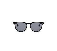 Kapten & Son Sonnenbrille Rome All Black | Sonnenbrille Damen Schwarz mit Sonnen- und UV-Schutz | Für schmale bis mittlere Kopfgrößen | Stylische, runde Gläserform | Goldene Akzente
