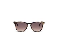 Kapten & Son Sonnenbrille Rome Crystal Tortoise Brown | Sonnenbrille Damen Braun mit Sonnen- und UV-Schutz | Für schmale bis mittlere Kopfgrößen | Stylische, runde Gläserform | Goldene Akzente