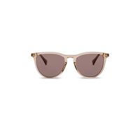 Kapten & Son Sonnenbrille Rome Transparent Hazel Brown | Sonnenbrille Damen Braun mit Sonnen- und UV-Schutz | Für schmale bis mittlere Kopfgrößen | Stylische, runde Gläserform | Goldene Akzente