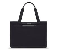 Kapten & Son Vaasa Einkaufskorb faltbar Schwarz 25 L | Korb Schwarz stabil | Inklusive Einkaufswagen-Chip & Magnetfach | Abwischbares Innenmaterial | Stilvoller Alltagsbegleiter | Shopping Basket