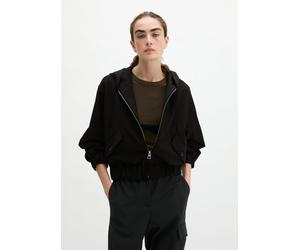 Kapuzen-Blouson regular schwarz 40