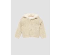 Kapuzen-Strickjacke mit Öhrchen 80 braun