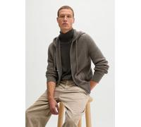 Kapuzen-Strickjacke regular schwarz S