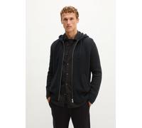 Kapuzen-Strickjacke regular schwarz S
