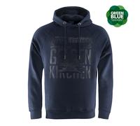 Kapuzen-Sweat Collage navy