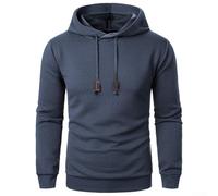Kapuzen-Sweatshirt für Herren aus Jacquard-Stoff, langärmelig, Pullover-Stil für Frühling, Herbst, Winter, Jahreszeiten (L dunkelgrau)