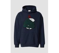 Kapuzen-Sweatshirt im Relaxed Fit mit Peanuts®-Artwork 3XL blau 2172540.59D1.3XL