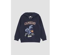 s.Oliver Kapuzen-Sweatshirt mit gummiertem Print