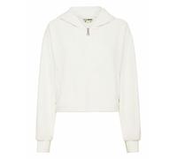 Sweatshirt PLEIN SPORT "Kapuzen-Sweatshirt", Damen, Gr. XS, 01of, sanftes weiß, Obermaterial: 47% Polyester, 38% Viskose, 15% Elasthan, Sweatshirts Sweatshirt (62135653-XS) 01of, sanftes weiß