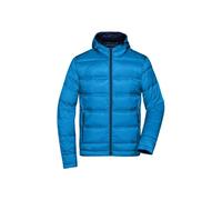 Kapuzendaunenjacke "JN1152" - James & Nicholson Blue/Navy S