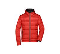 Kapuzendaunenjacke "JN1152" - James & Nicholson Flame/Black XL