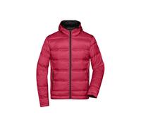 Kapuzendaunenjacke "JN1152" - James & Nicholson Red/Black L