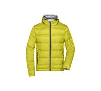 Kapuzendaunenjacke "JN1152" - James & Nicholson Yellow/Silver XL