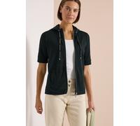 Sweatjacke CECIL, Damen, Gr. S (38), palm breeze grün, Sweatware, Obermaterial: 50% Baumwolle, 50% Modal, unifarben, normal hüftbedeckend, Rundhals, Bündchen, Sweatjacken Sweatjacke, mit Hoodie und Zi