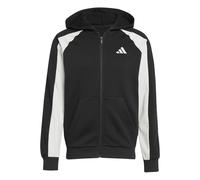 ADIDAS SPORTSWEAR Sweatjacke mit Label-Stitching in Black, Größe M