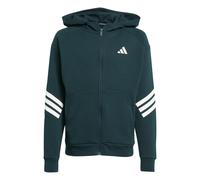 Kapuzenjacke adidas Future Icons 3-Stripes Grün 7/8 Jahre alt