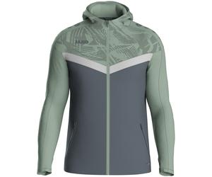 Kapuzenjacke Iconic ANTHRA LIGHT/MINTGRÜN/SOFT GREY 36