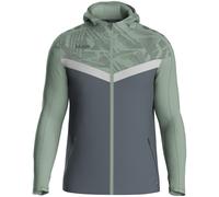 Kapuzenjacke Iconic ANTHRA LIGHT/MINTGRÜN/SOFT GREY 40