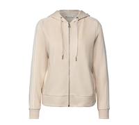 Street One Sweatjacke in Creme - Größe 34 | Damen Sweatshirts Jacken