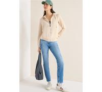 Cecil Damen Kapuzenjacke mit Struktur in Beige, Gr: XL