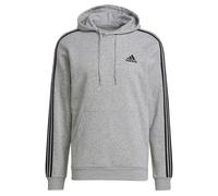 Kapuzenpullover adidas Essentials Fleece 3-Bandes Grau L