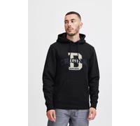 Kapuzenpullover BLEND "BHAbsalon", Herren, Gr. S, schwarz, Sweatware, 50% Baumwolle, 50% Polyester, bedruckt, regular fit, Pullover Kapuzenpullover, Stilvoller Hoodie mit Kapuze (51940221-S) schwarz