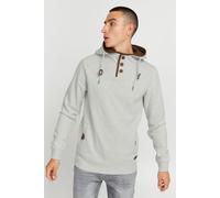 Kapuzenpullover BLEND "BHAlexo", Herren, Gr. S, sand mix, Sweatware, 60% Baumwolle, 40% Polyester, unifarben, regular fit, ohne Ausschnitt, eingesetzt, Pullover Kapuzenpullover, Kapuzenpullover mit Kn