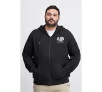 Kapuzenpullover BLEND "BHBSweatshirt", Herren, Gr. 3XL, schwarz, Sweatware, 55% Polyester, 45% Baumwolle, unifarben, regular fit normal, eingesetzt, Pullover Kapuzenpullover, Gemütliche Sweatjacke mit