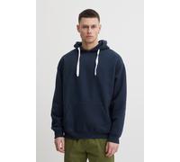 Kapuzenpullover BLEND "BHHoodie", Herren, Gr. XXL, blau (marineblaus), Sweatware, 60% Baumwolle, 40% Polyester, oversize normal, ohne Ausschnitt, eingesetzt, Pullover Kapuzenpullover, Lässiger Hoodie