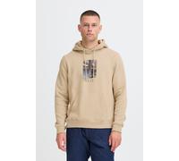 Kapuzenpullover BLEND "BHIstvan", Herren, Gr. 3XL, beige (plaza taupe), Sweatware, 60% Baumwolle, 40% Polyester, bedruckt, normal normal, ohne Ausschnitt, Pullover Kapuzenpullover, Stilvoller Hoodie m