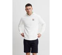 Kapuzenpullover BLEND "BHSweatshirt", Herren, Gr. 3XL, weiß (snow weiß), Sweatware, 60% Baumwolle, 40% Polyester, regular fit normal, ohne Ausschnitt, eingesetzt, Pullover Kapuzenpullover, Lässiger Ho