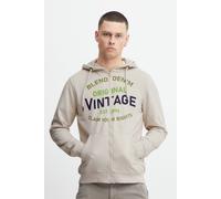 Kapuzenpullover BLEND "BHSweatshirt", Herren, Gr. XL, pumice stone, Sweatware, 60% Baumwolle, 40% Polyester, bedruckt, regular fit normal, ohne Ausschnitt, eingesetzt, Pullover Kapuzenpullover, Stilvo