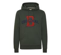 Kapuzenpullover BLEND "BHAbsalon", Herren, Gr. M, deep forest, Sweatware, 50% Baumwolle, 50% Polyester, bedruckt, regular fit, Pullover Kapuzenpullover, Stilvoller Hoodie mit Kapuze (25965202-M) deep