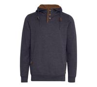 Blend BHAlexo Herren Kapuzenpullover Hoodie Pullover mit Kapuze Knopf-Verschlüsse Baumwollmischung Regular fit, Größe:L, Farbe:Navy (70230)