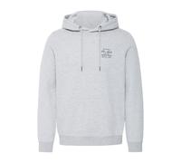Kapuzenpullover BLEND "Hoodie BHBest", Herren, Gr. M, grau (stone mix), Obermaterial: 55% Polyester PES. 45% Baumwolle CO., Pullover Kapuzenpullover (73227738-M) stone mix