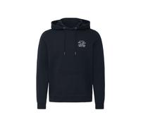 Kapuzenpullover BLEND "BHBest", Herren, Gr. M, schwarz, Sweatware, 55% Polyester, 45% Baumwolle, unifarben, normal normal, ohne Ausschnitt, Pullover Kapuzenpullover, Hoodie mit Chest-Print (66117060-M