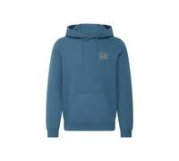 Kapuzenpullover BLEND "BHBest", Herren, Gr. XXL, orion blau, Sweatware, 55% Polyester, 45% Baumwolle, unifarben, normal normal, ohne Ausschnitt, Pullover Kapuzenpullover, Hoodie mit Chest-Print (62357