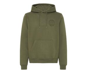 Kapuzenpullover BLEND "Hoodie BHFavian", Herren, Gr. M, grün (olive night), Obermaterial: 50% Baumwolle CO. 50% Polyester PES., Pullover Kapuzenpullover (29499818-M) olive night