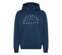 Kapuzenpullover BLEND "BHSuno", Herren, Gr. XL, marineblaus, Sweatware, 80% Polyester, 20% Baumwolle, bedruckt, normal normal, ohne Ausschnitt, Pullover, Stilvoller Hoodie mit Kapuze (72760920-XL) mar