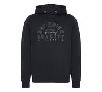 Kapuzenpullover BLEND "Hoodie BHSuno", Herren, Gr. XXL, schwarz, Obermaterial: 80% Polyester PES. 20% Baumwolle CO., Pullover Kapuzenpullover (90510647-XXL) schwarz