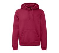 Kapuzenpullover BLEND "BHSweatshirt", Herren, Gr. L, rot (burgundy), Sweatware, 50% Baumwolle, 50% Polyester, unifarben, regular fit, ohne Ausschnitt, weit, Pullover Kapuzenpullover, Stilvoller Hoodie