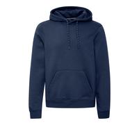 Kapuzenpullover BLEND "BHSweatshirt", Herren, Gr. XXL, blau (marineblaus), Sweatware, 50% Baumwolle, 50% Polyester, unifarben, regular fit, ohne Ausschnitt, weit, Pullover, Stilvoller Hoodie mit Kapuz