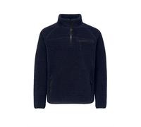 Kapuzenpullover BRANDIT "Brandit Herren Teddyfleece Troyer", Damen, Gr. L, navy, 100% Polyester, unifarben, normal, amerikanischer Ausschnitt, Pullover Kapuzenpullover (21610014-L) navy
