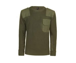 Kapuzenpullover BRANDIT "BW Pullover", Herren, Gr. XXL, grün (oliv), Obermaterial: 100% Baumwolle CO., Pullover Kapuzenpullover (84698338-XXL) oliv