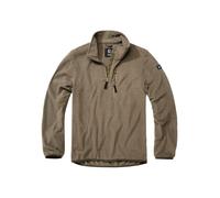 Kapuzenpullover BRANDIT "Fleece Troyer", Gr. XL, grün (oliv), Obermaterial: 100% Polyester PES., Pullover Kapuzenpullover (95630802-XL) oliv