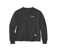 Kapuzenpullover CARHARTT "Crewneck", Damen, Gr. L, schwarz, Obermaterial: 100% Baumwolle CO., Pullover Kapuzenpullover (46546750-L) schwarz