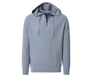Kapuzenpullover CASAMODA "CASAMODA Hoodie uni", Herren, Gr. XXL, hellblau, 100% Baumwolle, Pullover Kapuzenpullover (22969832-XXL) hellblau