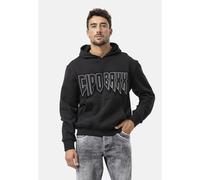 Kapuzenpullover CIPO & BAXX "CL601", Herren, Gr. XXL, schwarz, 100% Baumwolle, bedruckt, regular fit, ohne Ausschnitt, Rippbündchen, Pullover Kapuzenpullover, hochwertiger Sweatstoff (76185659-XXL) sc